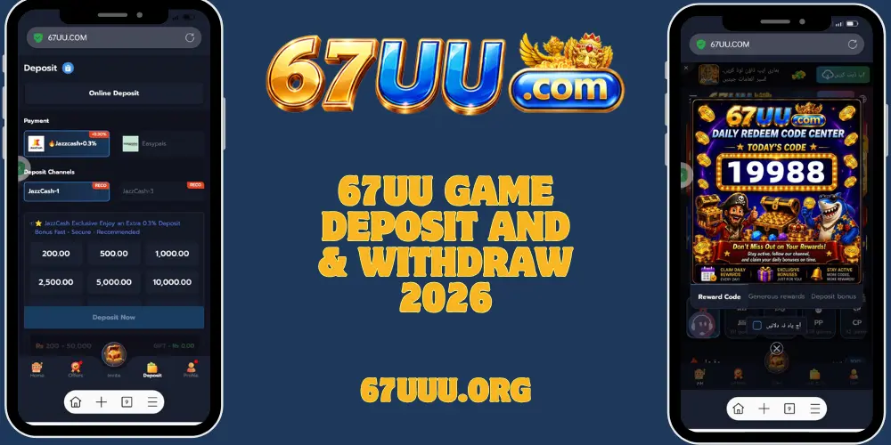 67UU Game Deposit And Withdraw