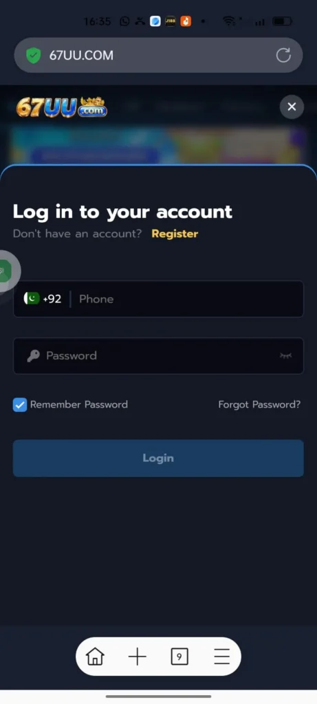 67UU Register